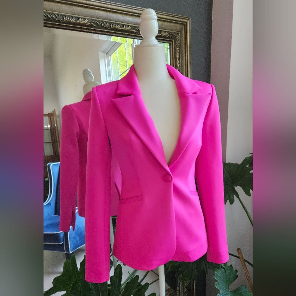 Good American Fuchsia Blazer SIZE 0